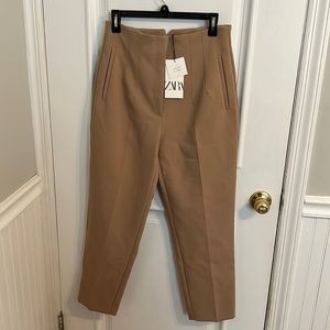 NWT! Zara High Waisted Trousers